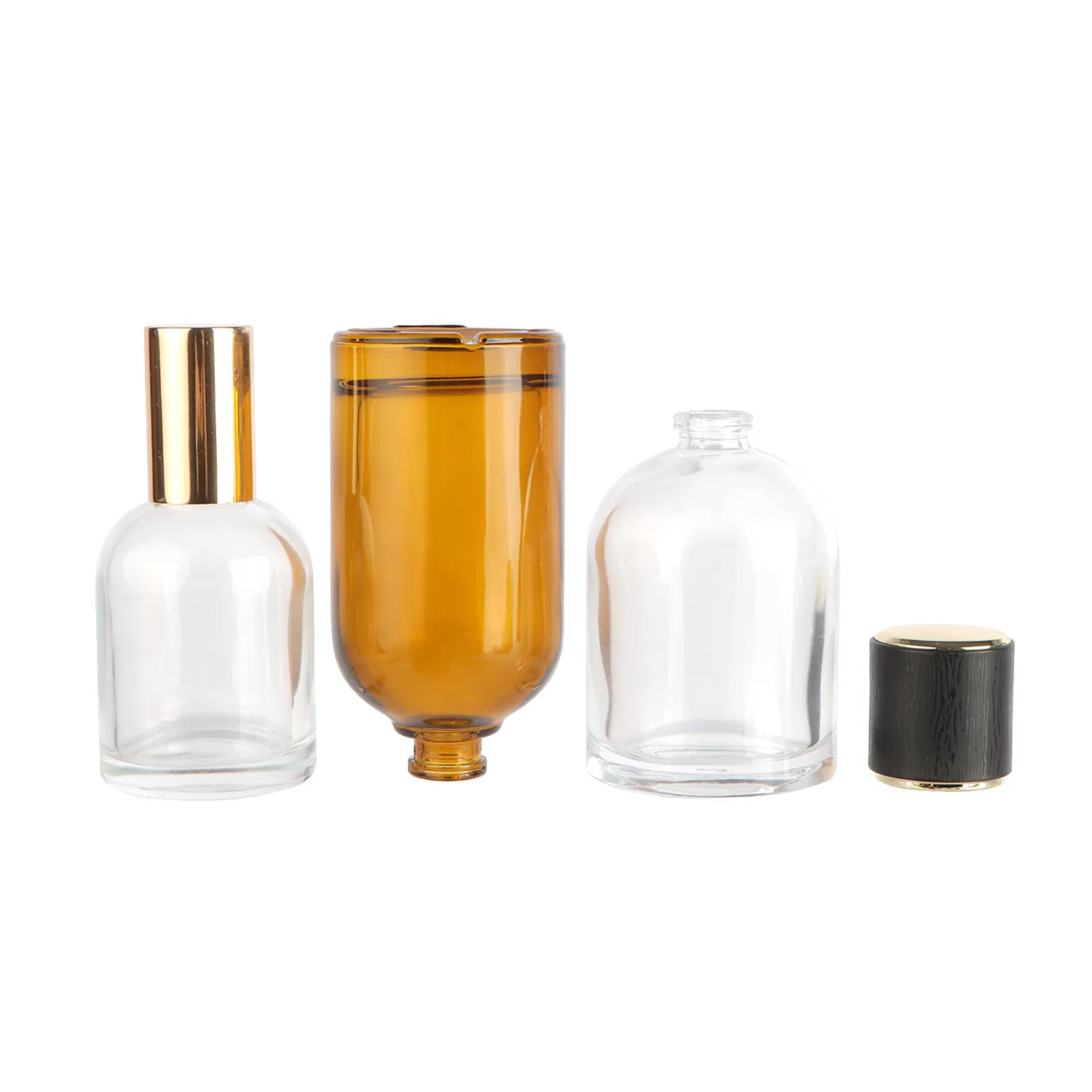 New Design 30ml 50ml 100ml Cylinder Spray Glass Perfume Bottle with Pump Sprayer