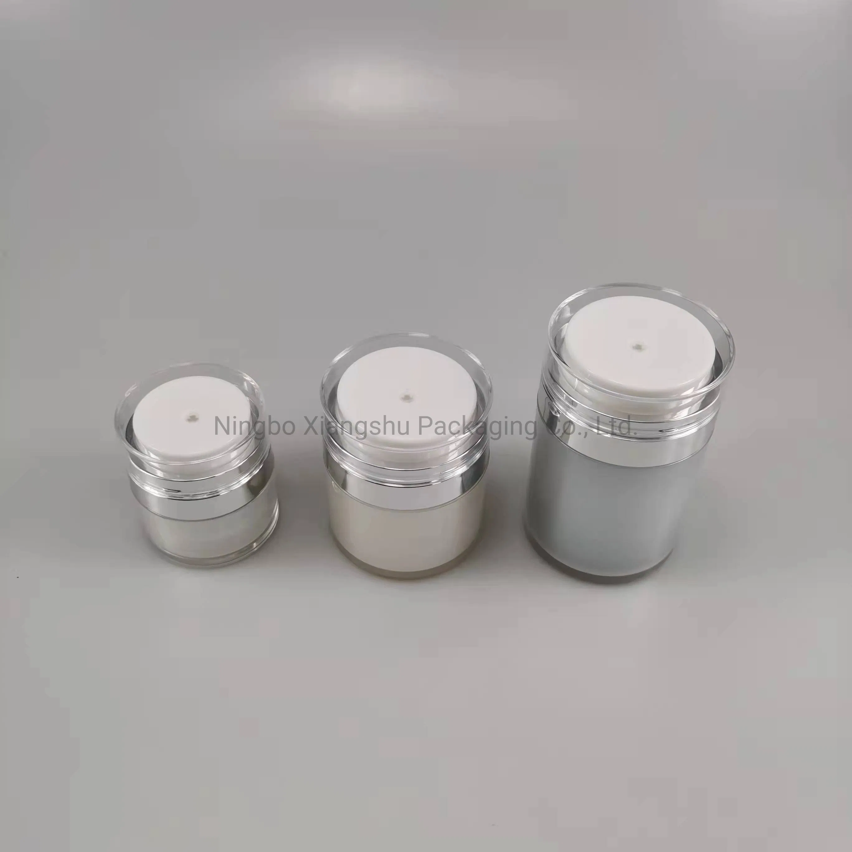 Empty 15ml 30ml 50ml 100ml Acrylic Press Pump Airless Cream Jar for Eye Cream
