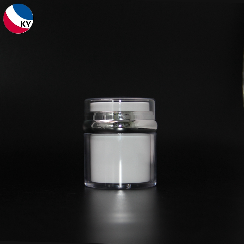 Luxury 1oz Airless Pump Acrylic Skincare Bottles Cream Jars