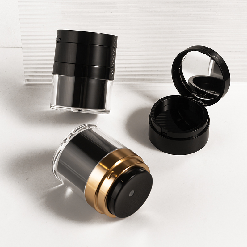 Hot Selling Luxury Plastic Airless Pump Jar Cream Cosmetic Packaging for Person Skincare