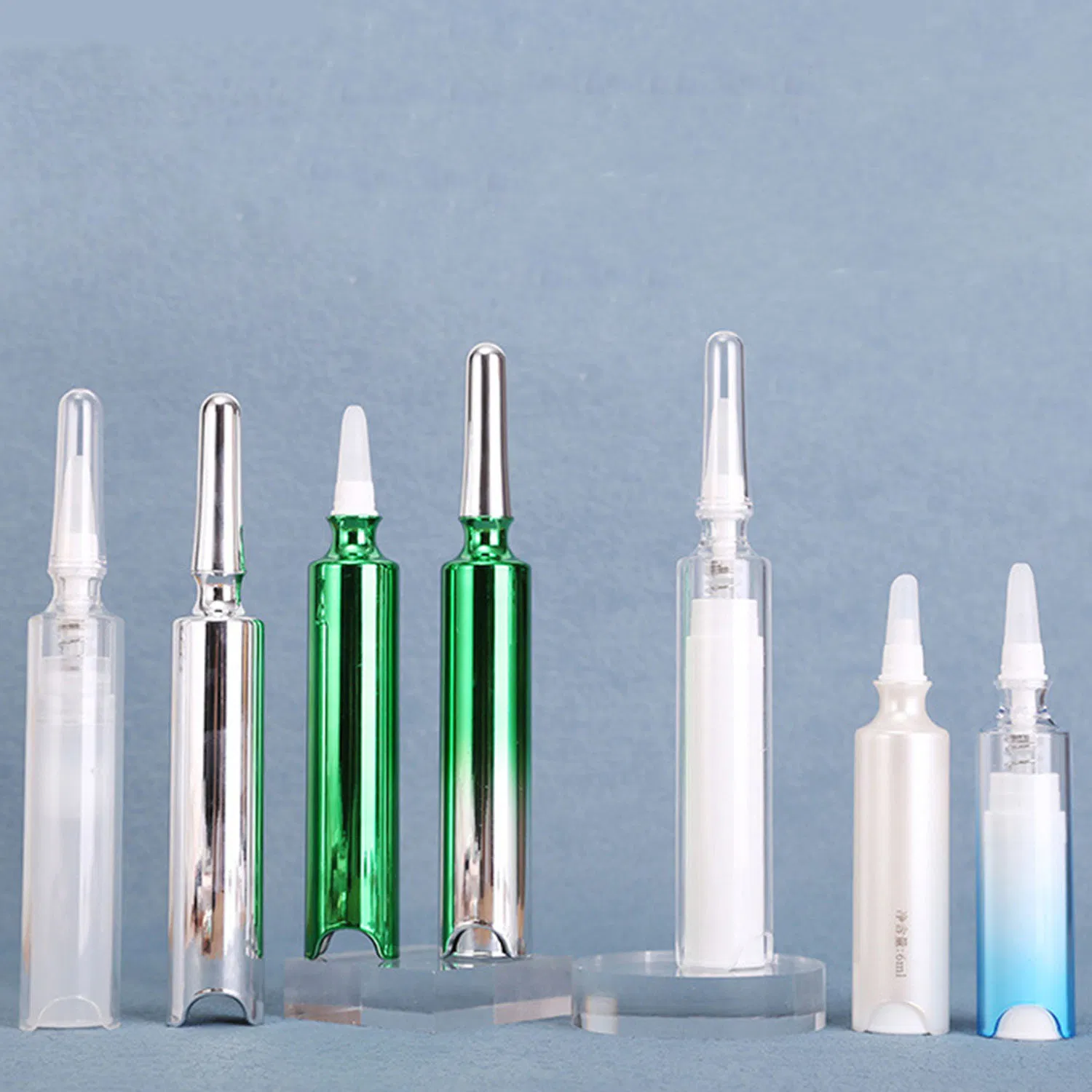 5ml/10ml Ampoule Vacuum Press Eye Cream Bottle Essence Dispensing Bottle Roll-on Bottle Eye Cream Roll-on Vials Replaceable Ampoules