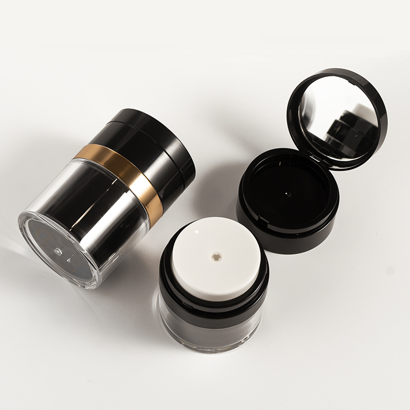 Hot Selling Luxury Plastic Airless Pump Jar Cream Cosmetic Packaging for Person Skincare