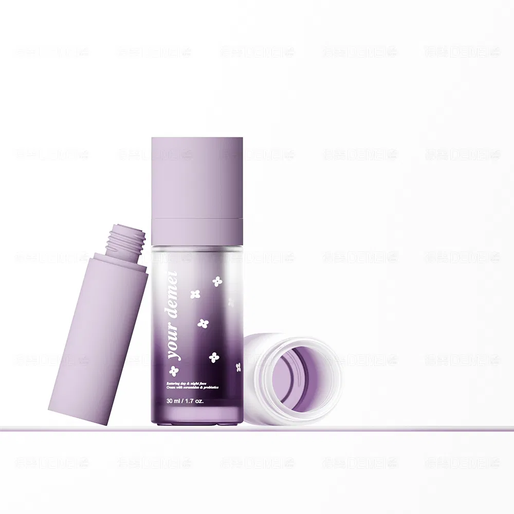 Refillable Glass Airless Lotion Bottle for Serum Bottle with Pump Skincare Bottles Glass Jar 15ml 30ml 50ml 100ml