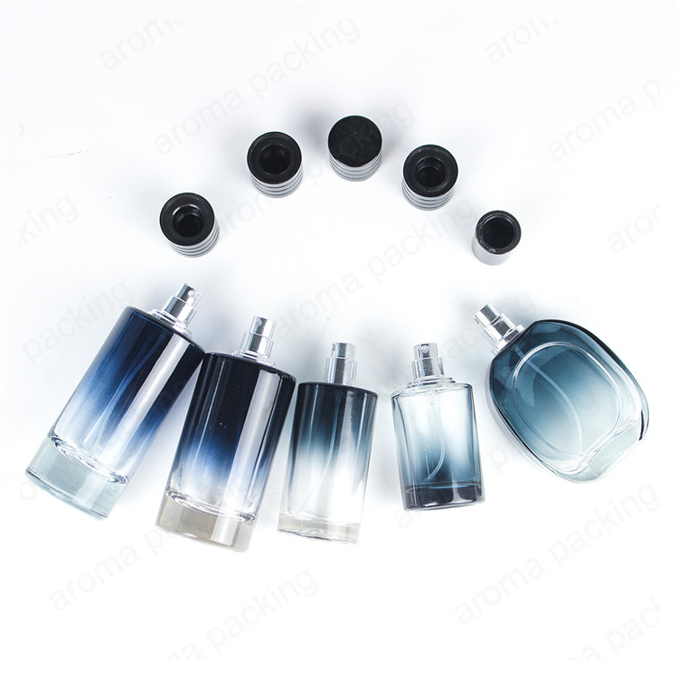 100ml Wholesale Empty Glass Perfume Bottle Parfum Bottled Spray with Aluminum Cap