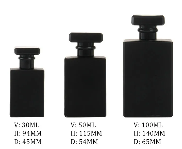 Square Shape Cosmetic Glass Bottle