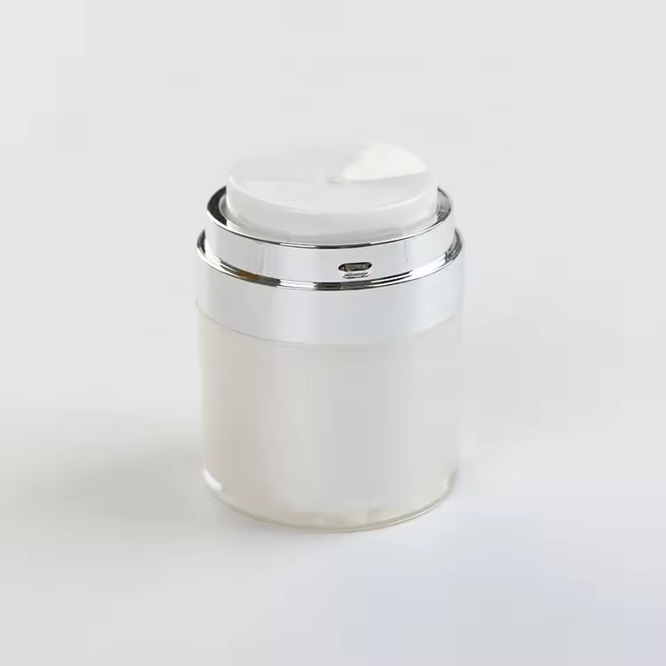 2026 Wholesale Custom Luxury as Double Wall Airless Pump Cream Jar 30g 50g Cosmetic Jar