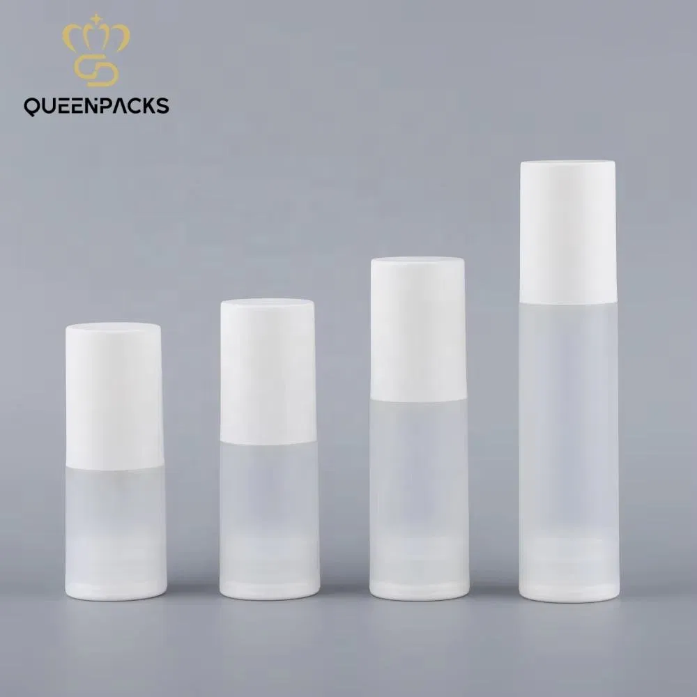 Hot Sale PP White Frosted Lotion Bottle Airless Pump Bottle