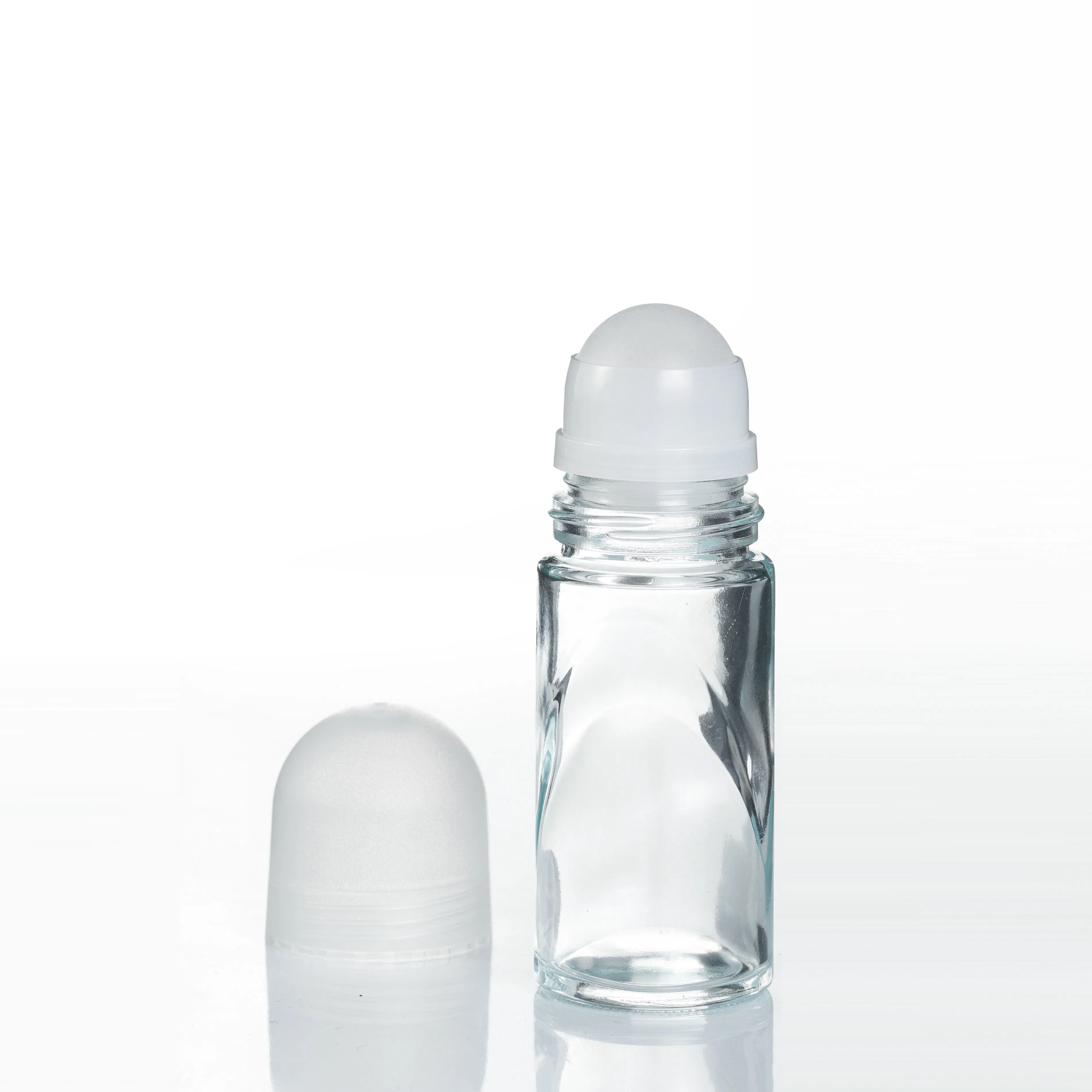 Good Quality 50ml Empty Perfume Essential Oil Roller Bottle Packaging Container Glass Ball Deodorant Roll on Bottle