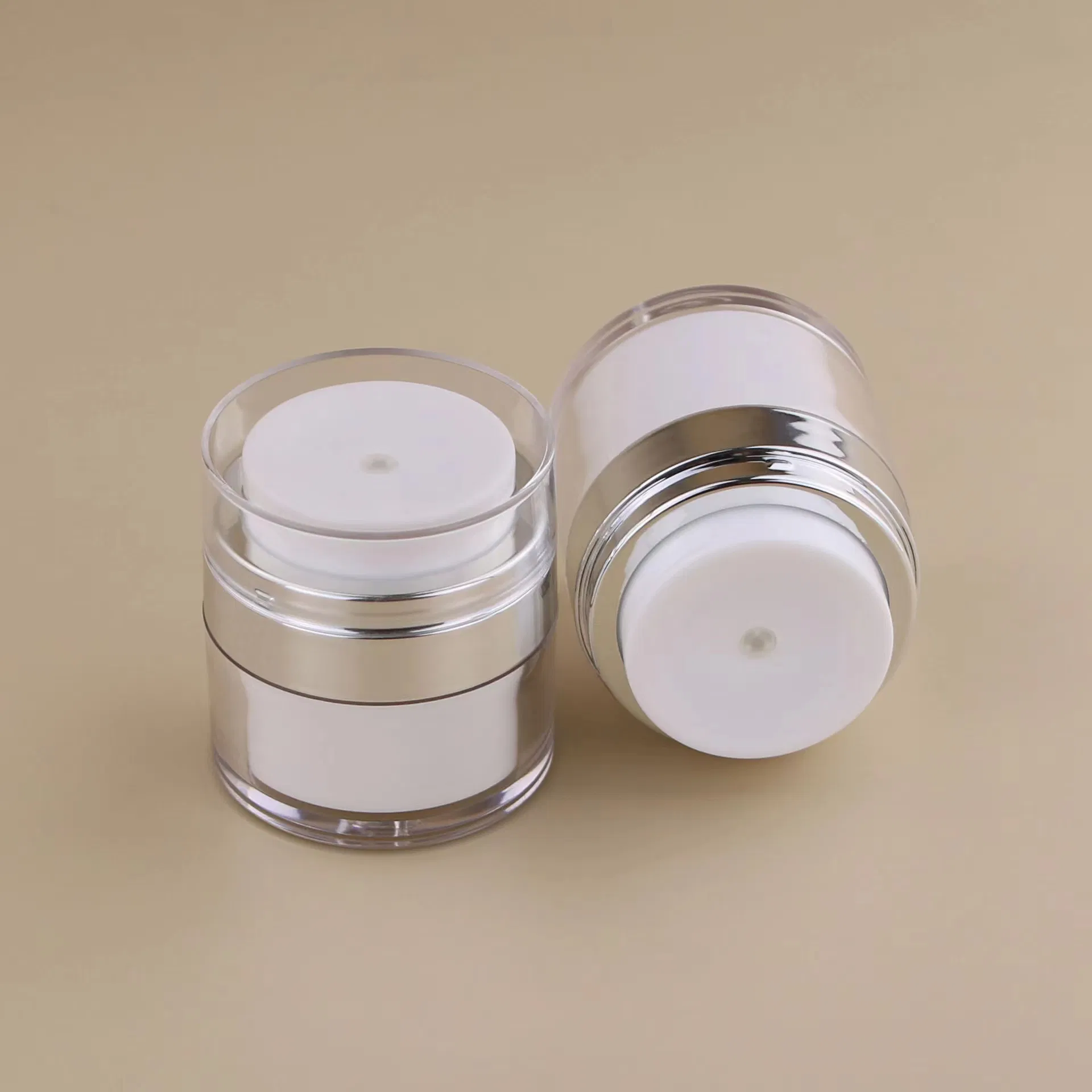 Premium Airless Cosmetic Cream Jars with Pump for 30ml &amp; 50ml