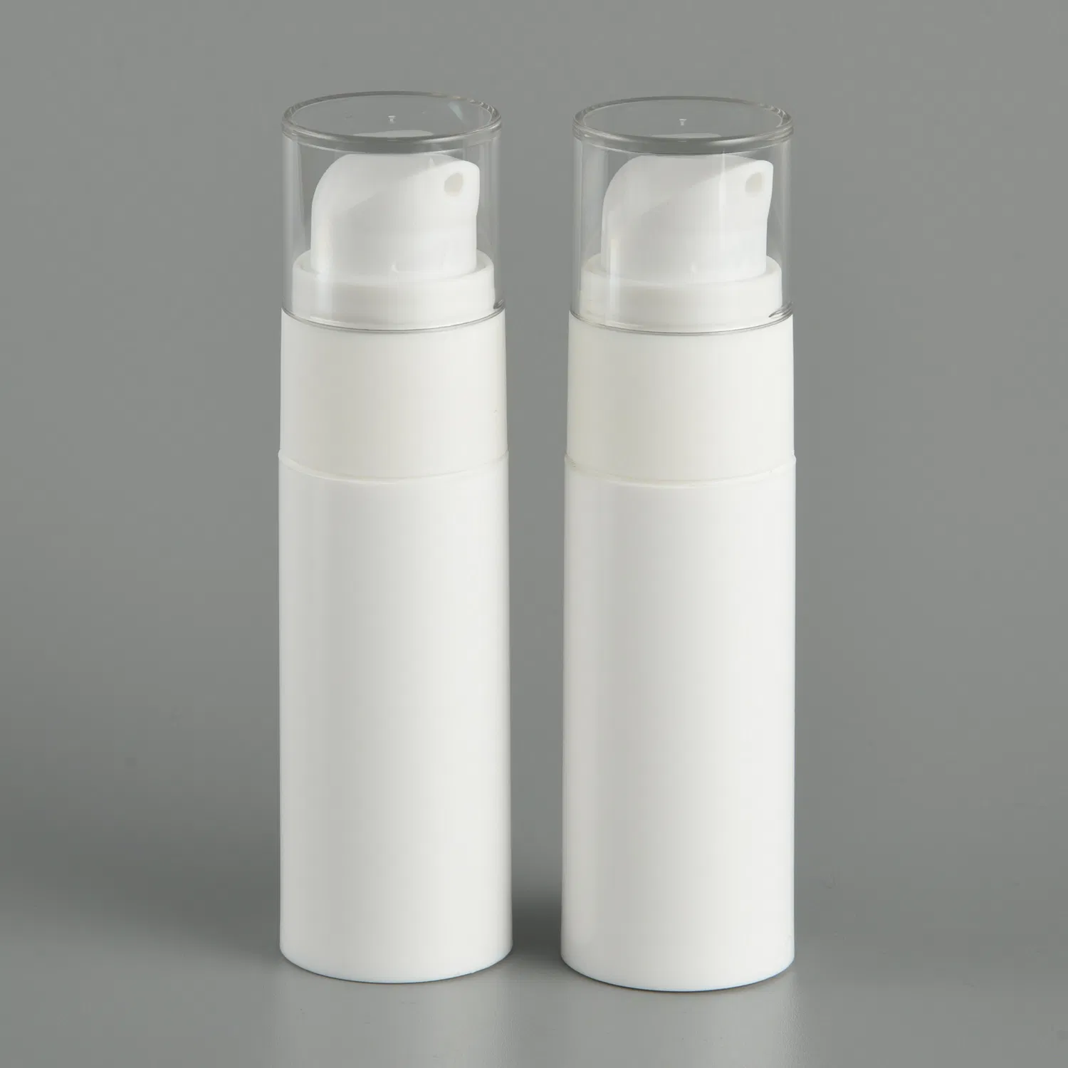 50ml 100ml Pet Transparent Facial Toner Cosmetic Bottle with Double Layer Screw Cap