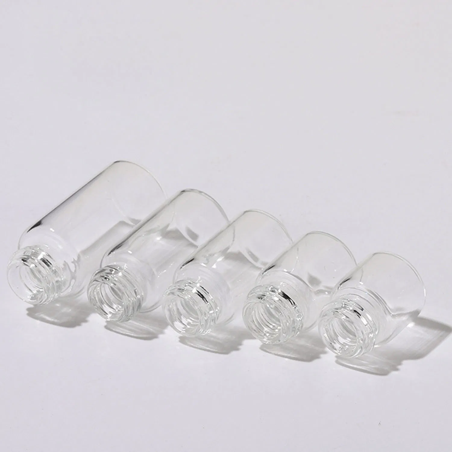 Mini Glass Clear Dropper Bottles Small Glass Sample Containers Perfume Liquid Cosmetic