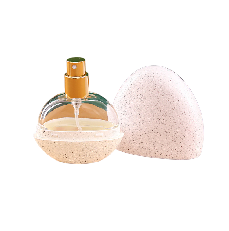 Perfume Sample Bottle Empty Bottle 15ml Eggshell Type Press Perfume Bottle Spot Portable Cosmetic Spray Bottle