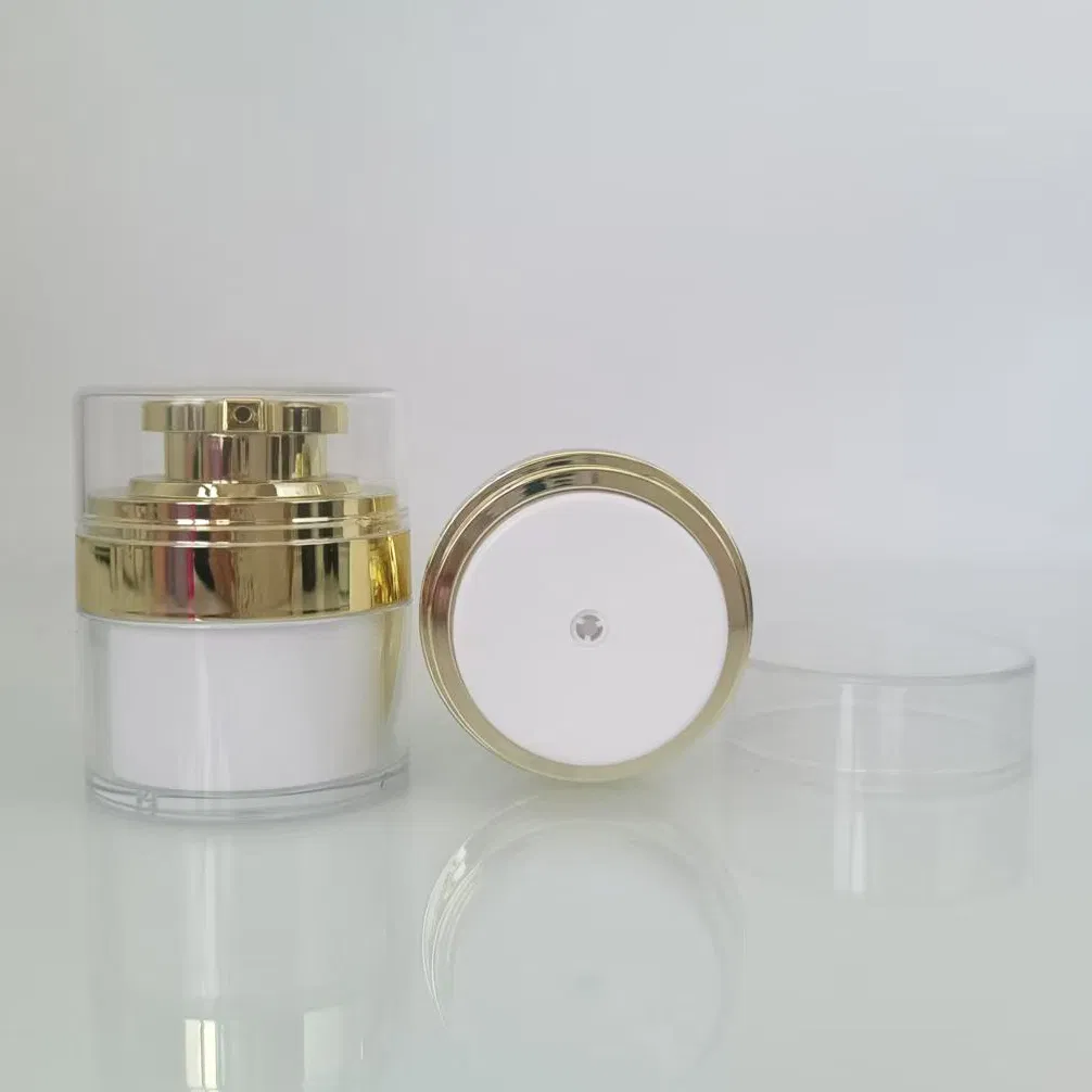 15ml 30ml 50ml Refillable Cream Jar Vacuum Bottle Travel Size Empty Container Cream and Lotion Airless Pump Jar