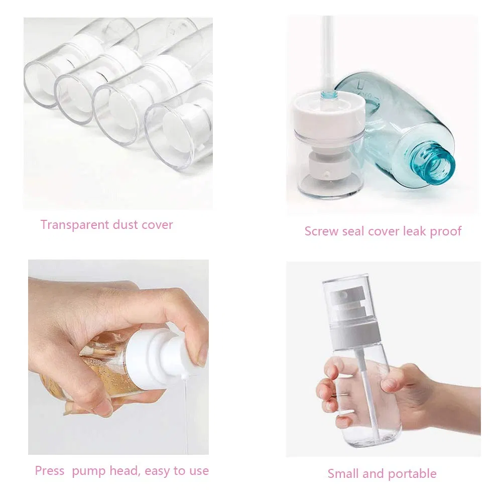 Plastic Lotion Spray Bottle Display