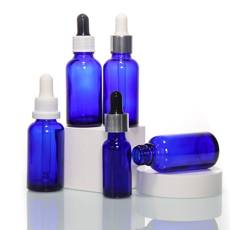 5ml 10ml 15ml 30ml 50ml 100ml Brown Amber Flint Frosted Cosmetic Vials Essential Oil Hair Oil Spray Dropper Drop Glass Bottle for Skin Care Con Gotero