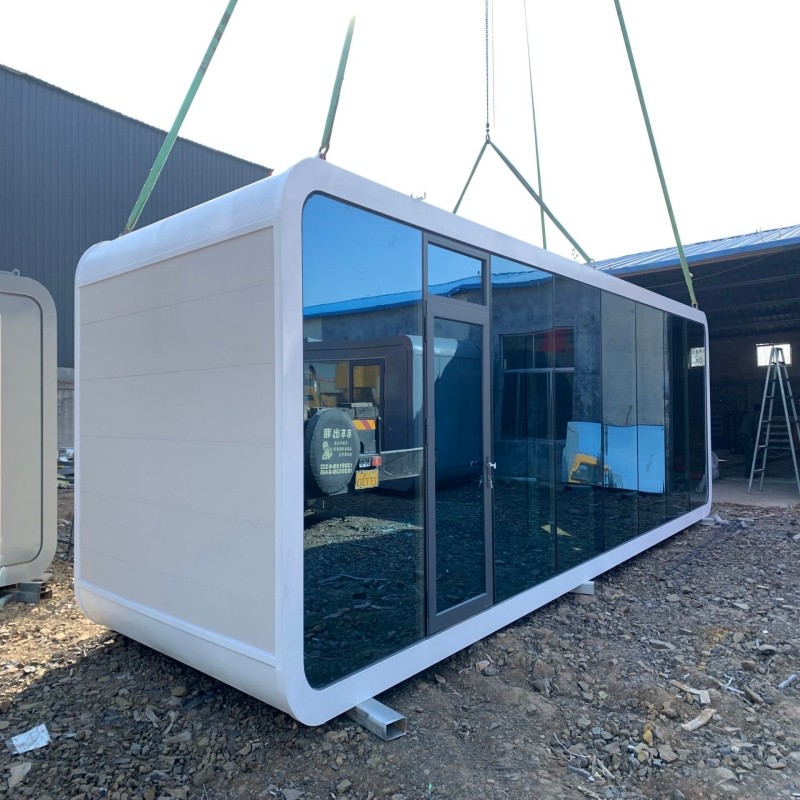 Prefabricated Apple Cabin Smart Home Modular Container House Lightweight and Mobile Prefab Villa Solution