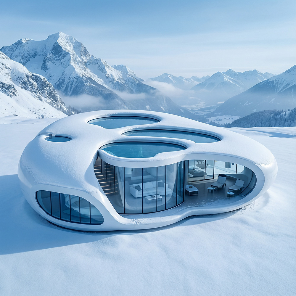 High-End Aluminum Prefab Eco-Friendly Durable Modern Capsule House Modular Cabin
