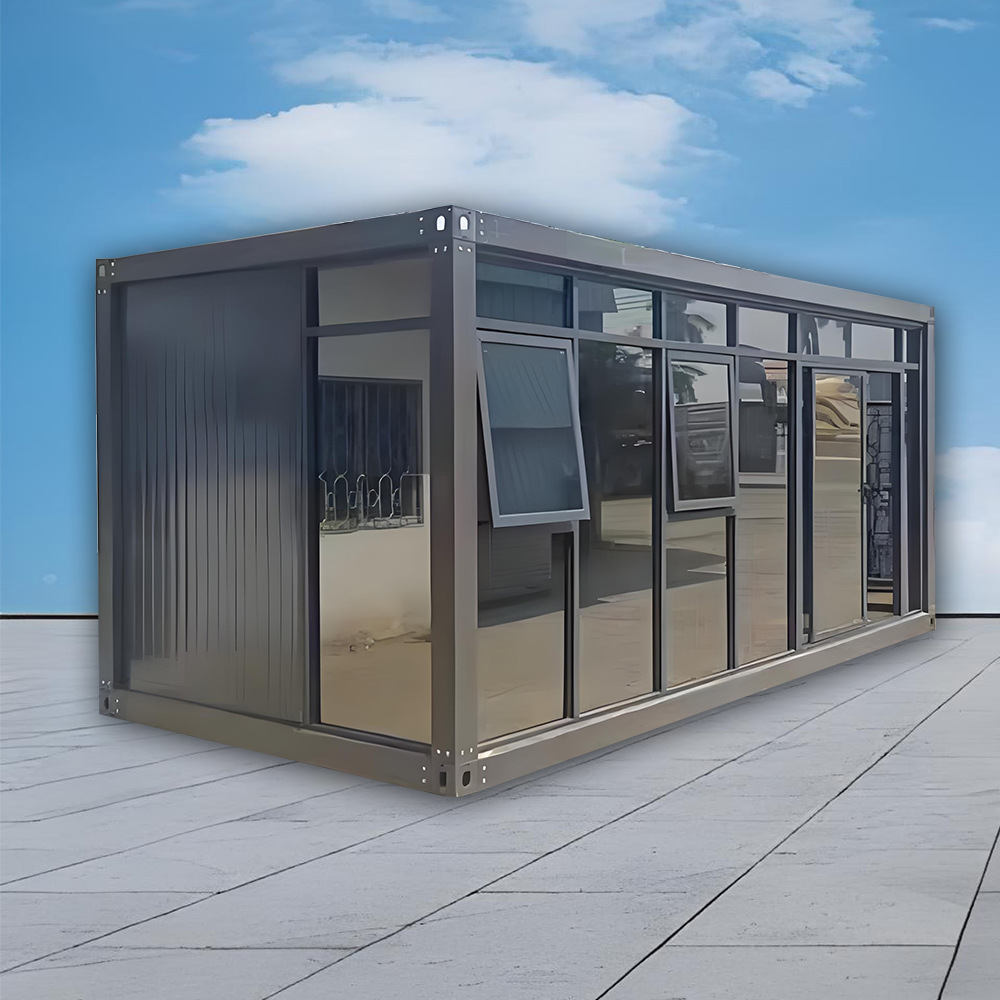 Double-wing Expandable Container House Side View