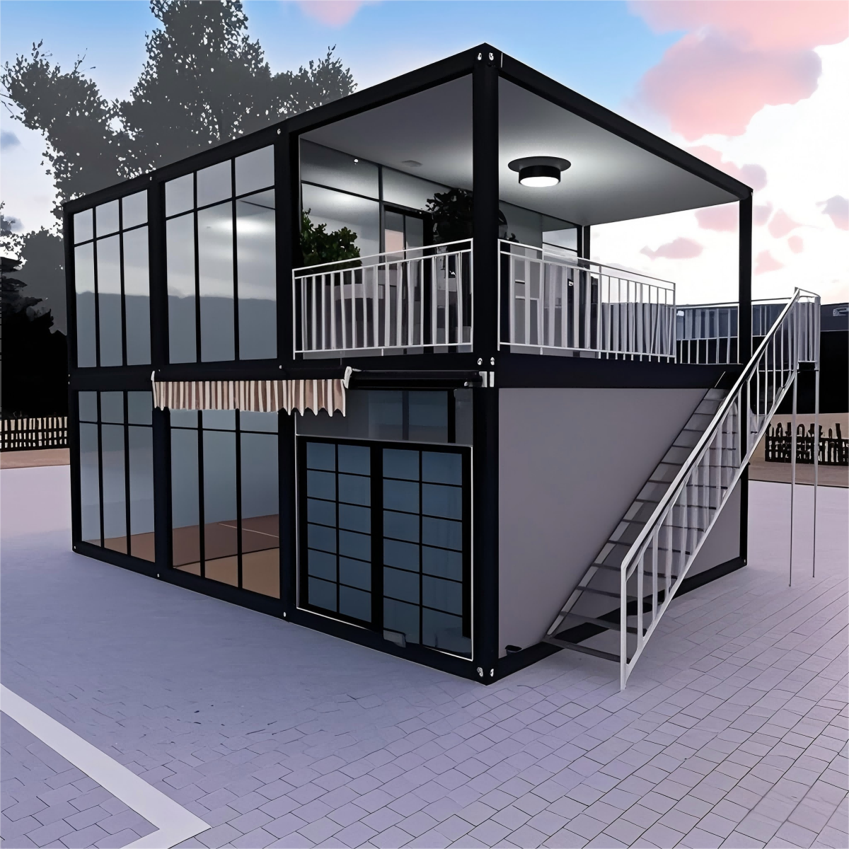 Customized New 20FT 40FT 3 Bedroom Luxury Living Home Prefab House Expandable Container Homes with Bathroom for America