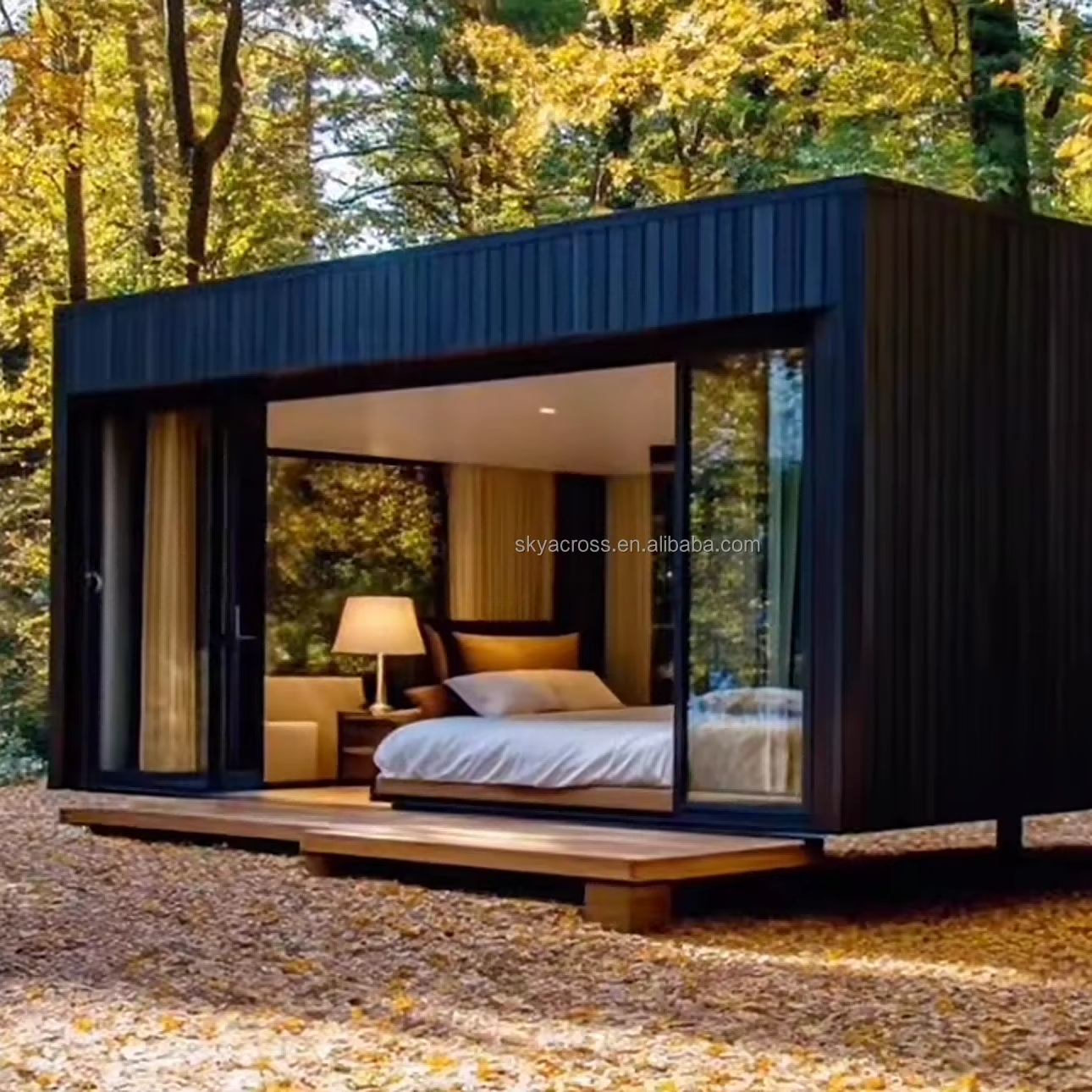 Skyacross CX2649 Airbnb Casa Modular Wood Casas Prefabricadas Villa Light Metal Steel Structure Frame Container House