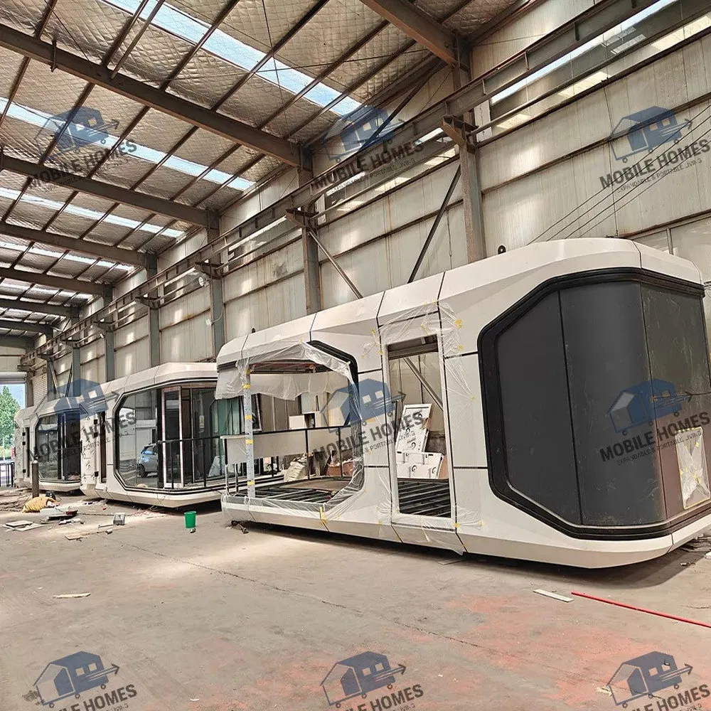 Spacious Modular Prefabricated Space Capsule House for Rural Tourism Spots