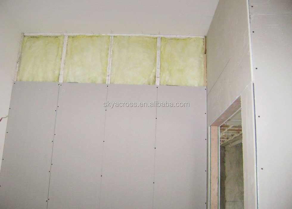 Insulating glass wool + gypsum board