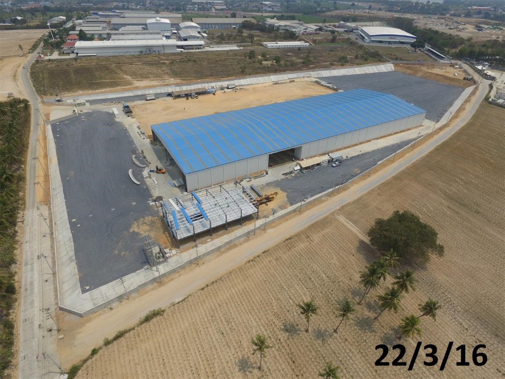 Steel Structure Warehouse Painting Plant Rendering