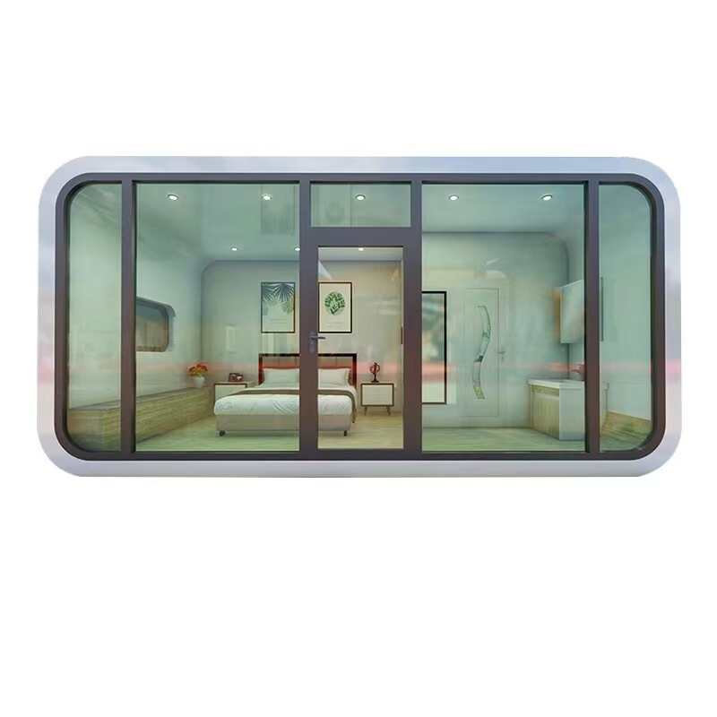 Eco-Friendly Steel Container House Modular, Weatherproof Design for Residential Living, Camping Trips