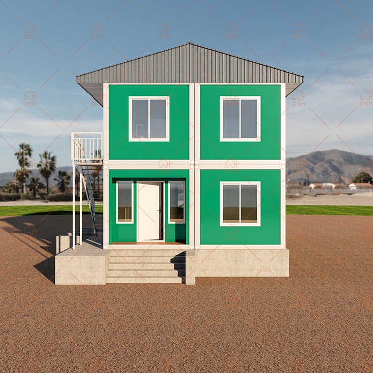 Manufacturer's Luxury Prefab Villa Building 40ft Container Hotel Room Two-Story 1-Bedroom Prefabricated House Bathroom Steel