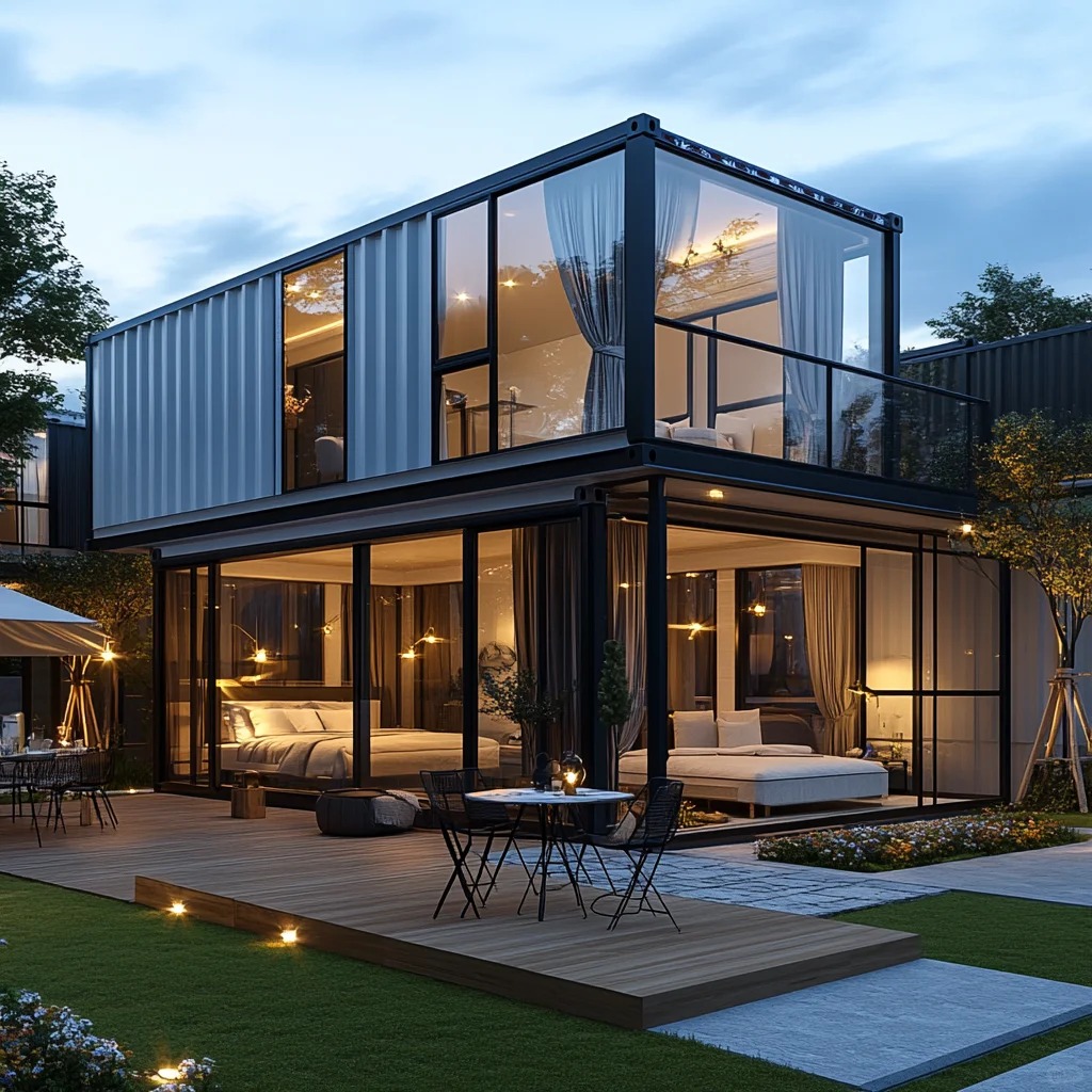 Quickly Constructing Modular Prefabricated Houses For Families - Detachable Luxury Container Houses