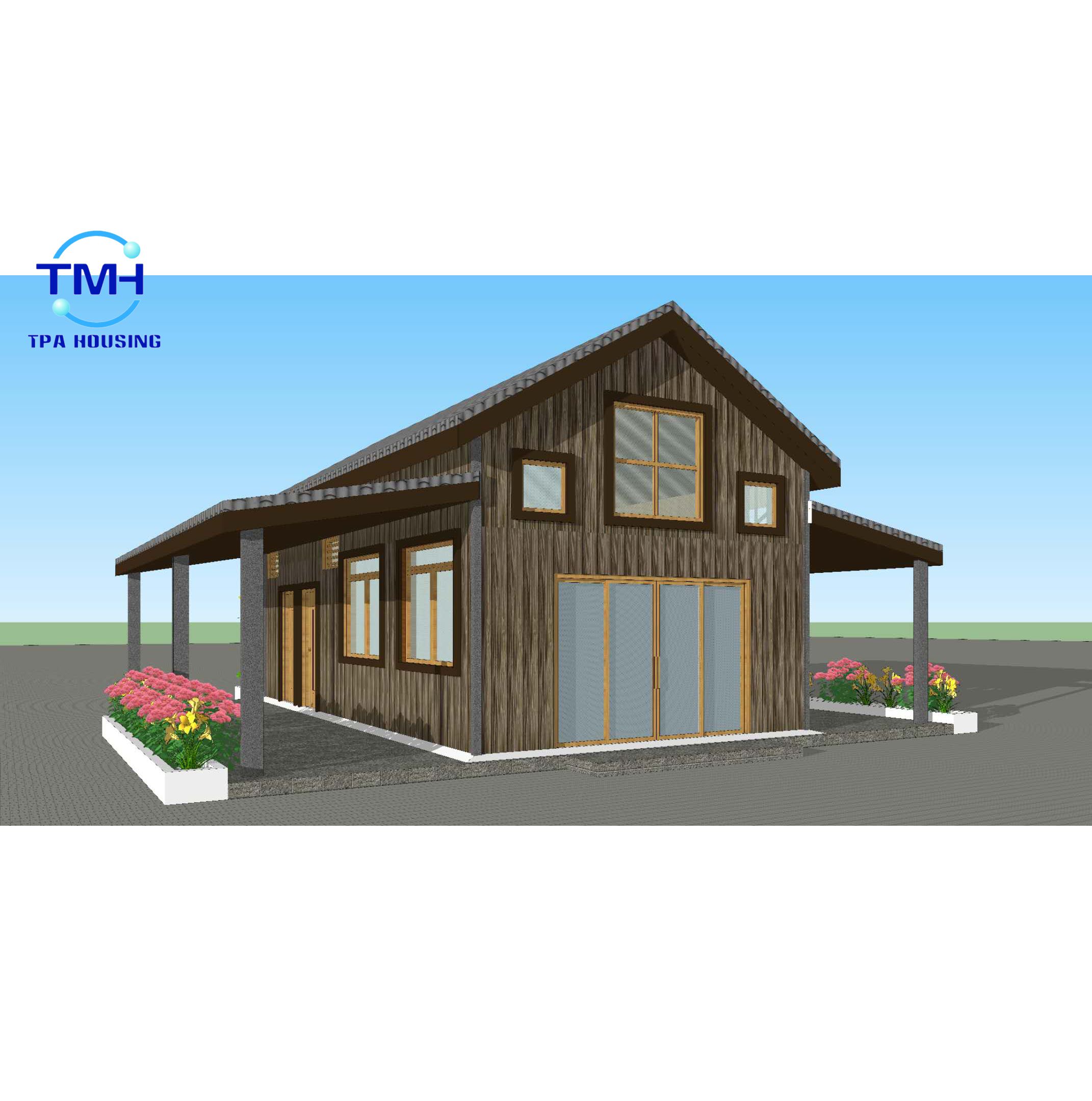 Ready-Made Prefabricated Light Steel Small Villa Fast Install Modular Tiny House With Welding &amp; Bending Services