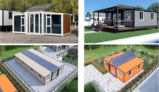 Off-Grid Solar Ready Hiwoss Expandable House Luxury Prefab Modular Villa with Panorama Windows for Resort Glamping