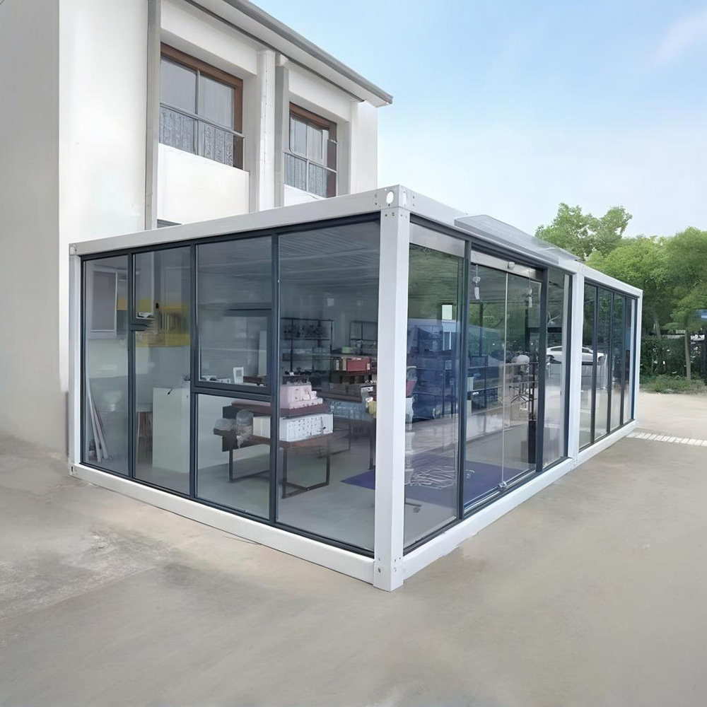 Double-wing Expandable Container House Front View