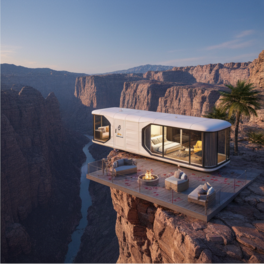 Eco-friendly Luxury Prefab Portable Capsule House