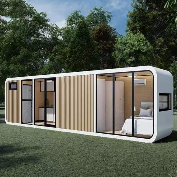 China Supplier's Smart Home System Prefab Modular House Customizable Living Container Home Apple Cabin Interior Mobile Resort