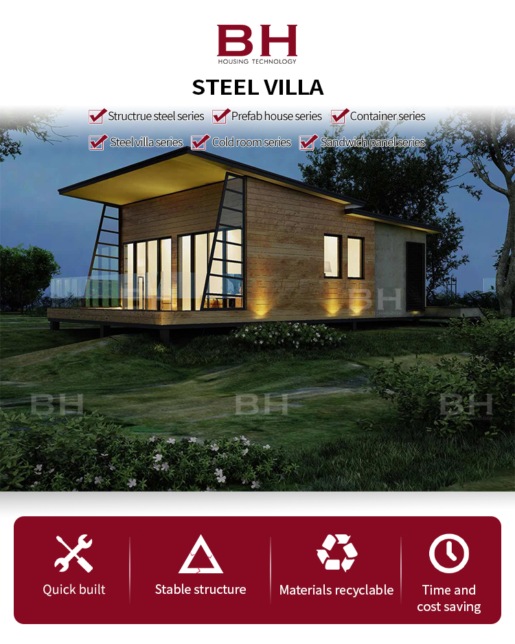 Luxury prefabricated villa