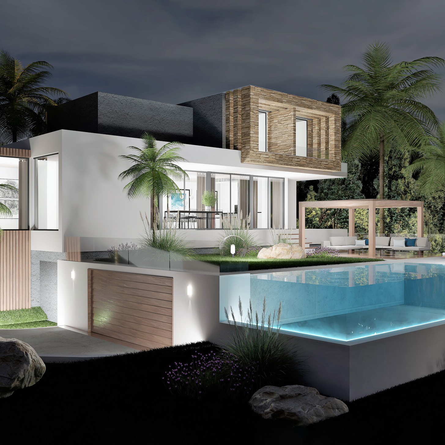 Ready Made Villa Prefabricated Luxury House Modern Luxury Villas Prefab Tiny Homes Light Steel Villa Houses 5 Bedroom
