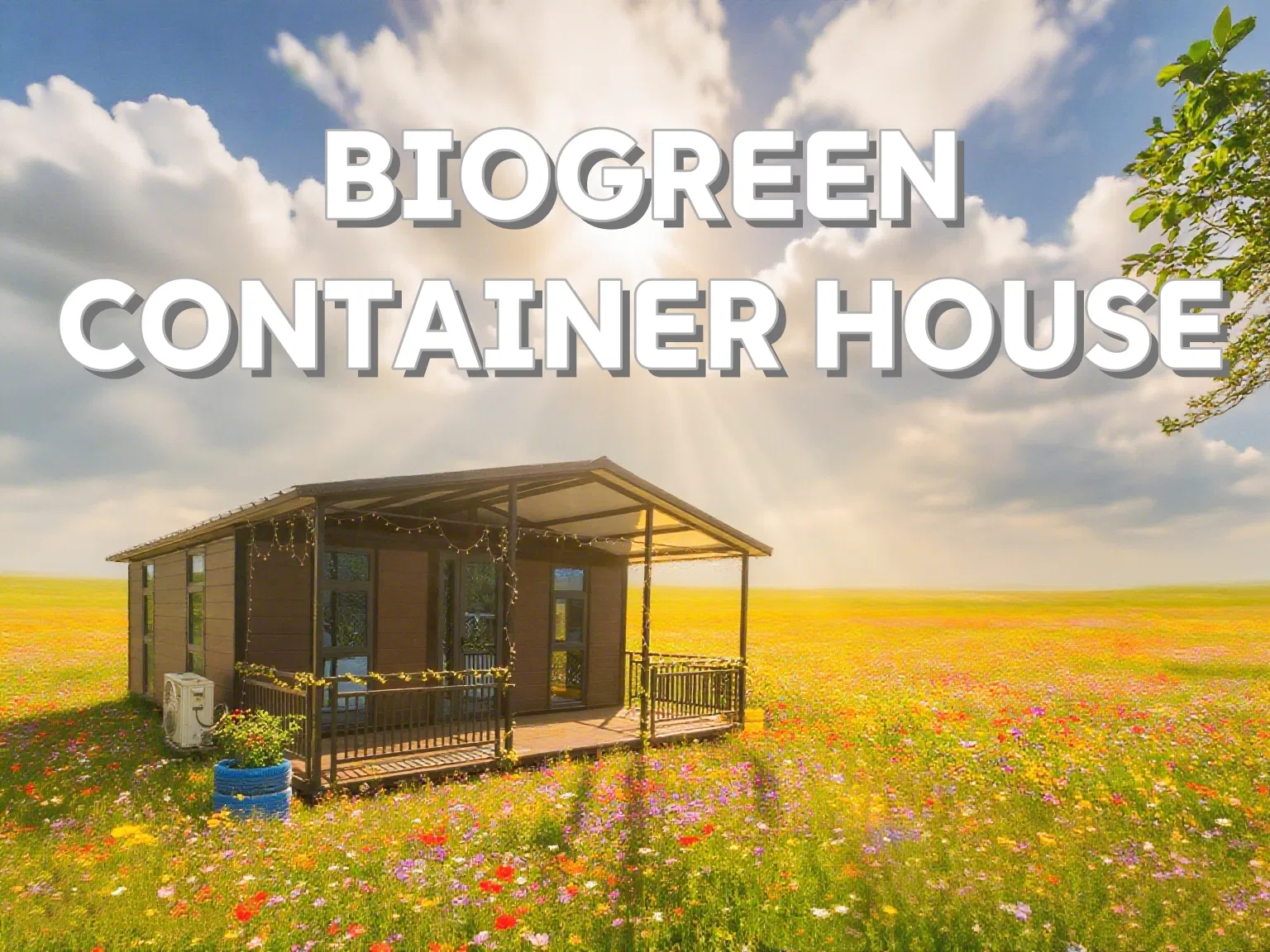 Windproof Durable Expandable Container House Prefab Permanent Modular Home