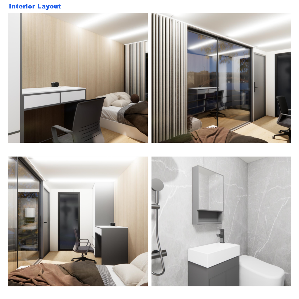 Stylish Modern Modular Capsule Cabin Prefabricated Resort Room Aluminum Front for Glamping Hotel Office Building Villa Outdoor
