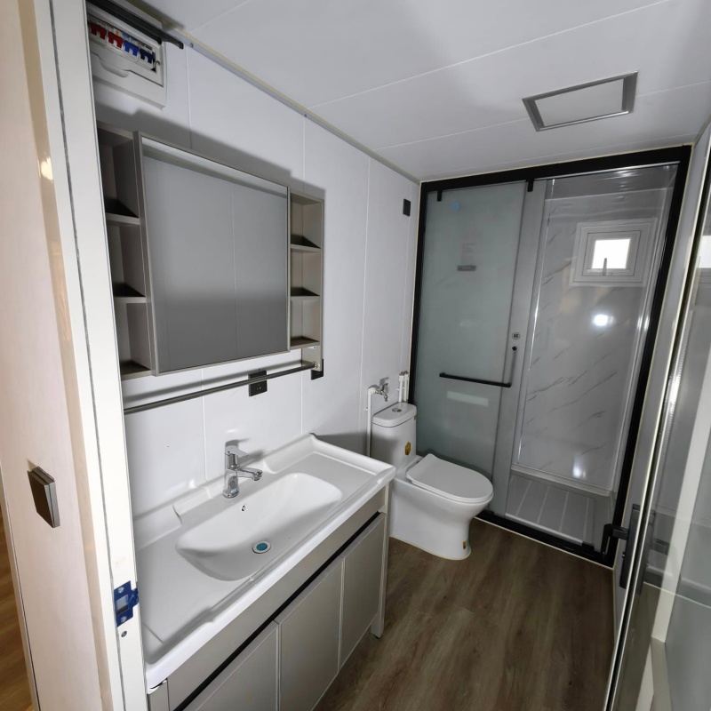 Modern Demountable Integrated Modular House, Flat Pack Quick Build Prefab Cabin For Europe Temporary Residence