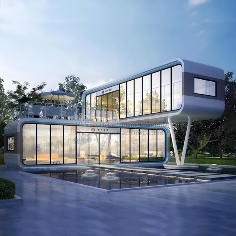Apple Cabin Prefabricated Villas Modern Luxury Design High End Customized Apple Cabin Houses Suitable For Various Environments
