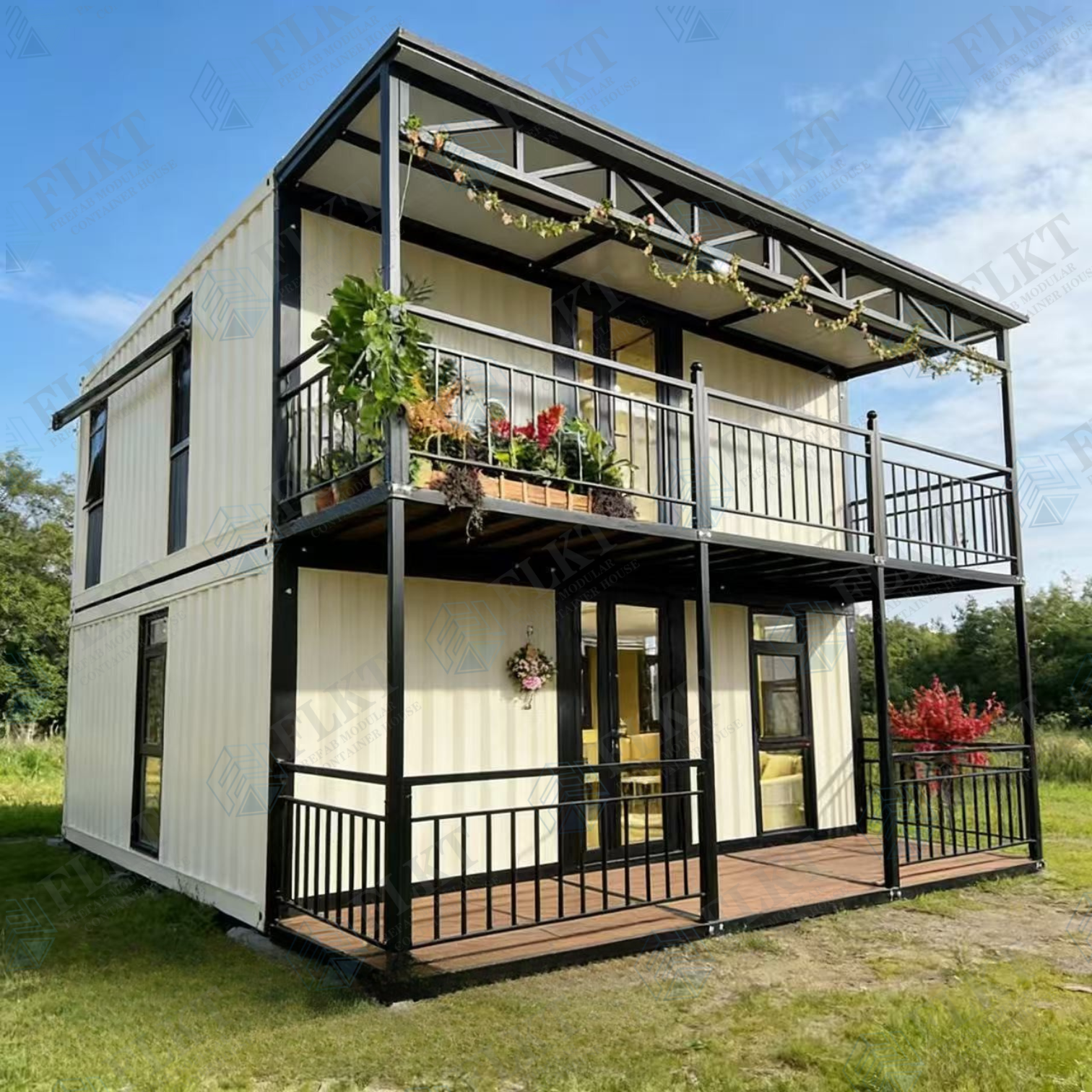FLKT Modern Design Luxury Expandable Container House Fireproof Weatherproof Eco-Friendly Modular Prefabricated Tiny Bedroom