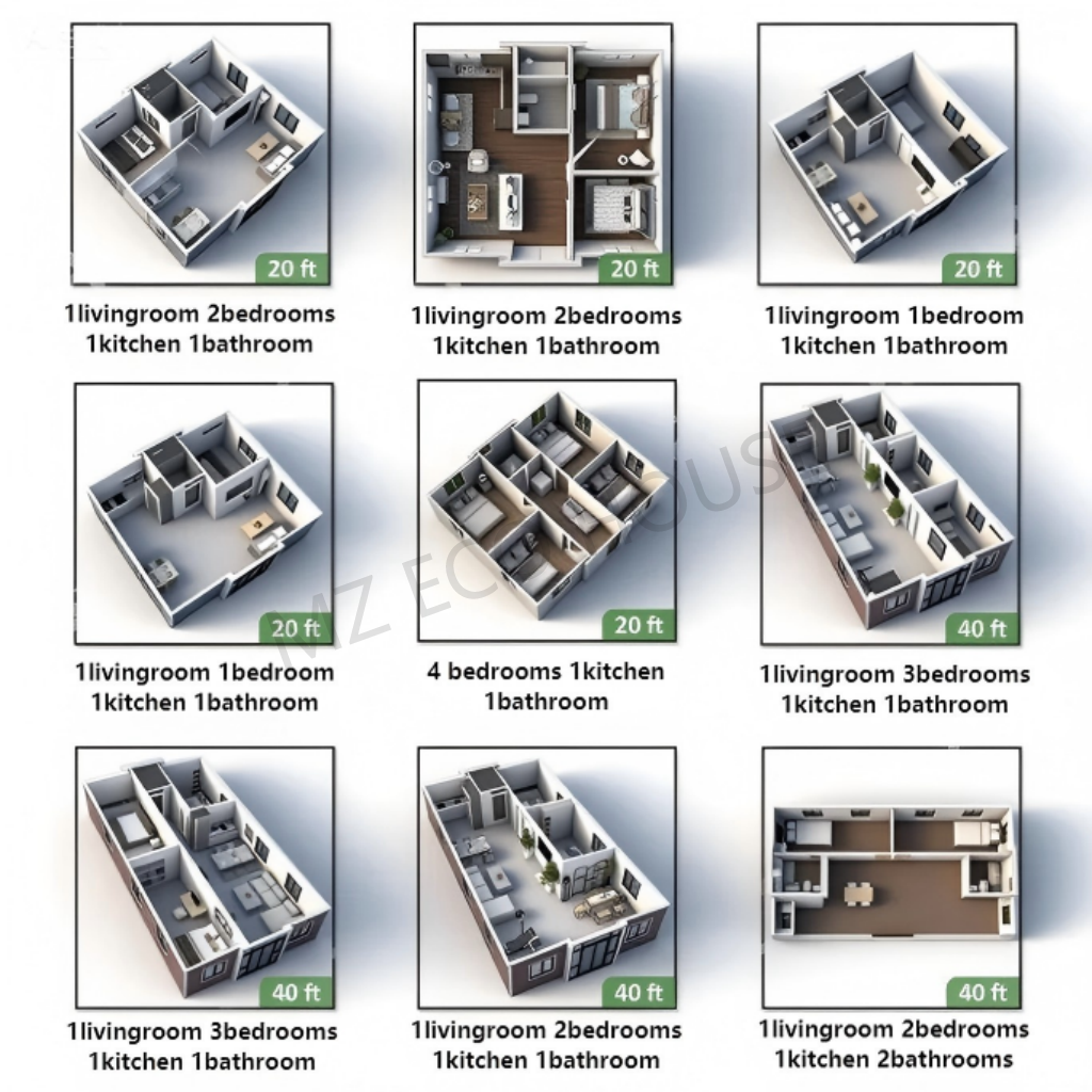 MZECOHOUSE New Zealand Standard 30ft Expandable Container House Hurricane Proof Prefab Modular Home