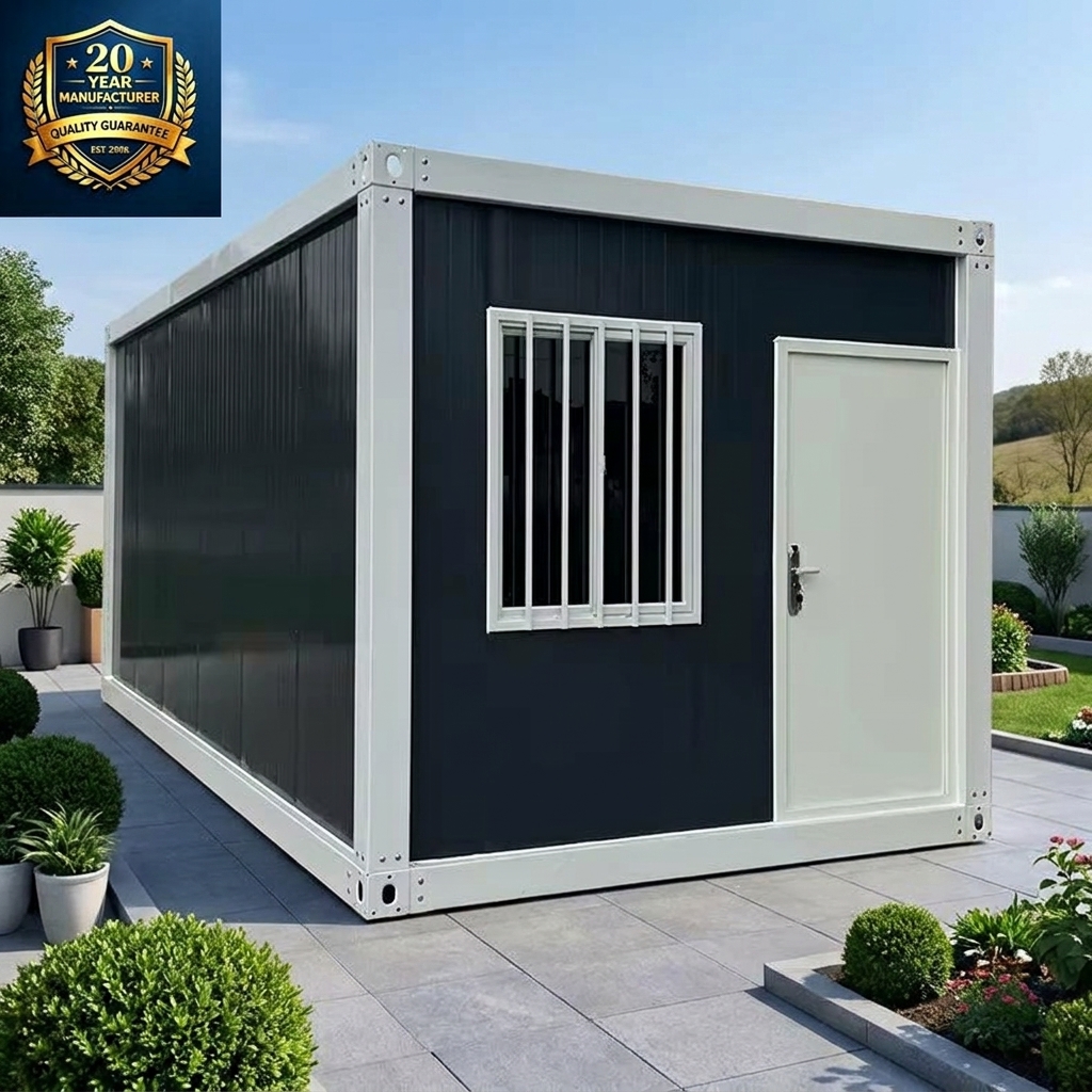 Solar Insulated Prefab Modular Tiny House Modern Container Studio With Fast Install And Custom Colors For Backyard