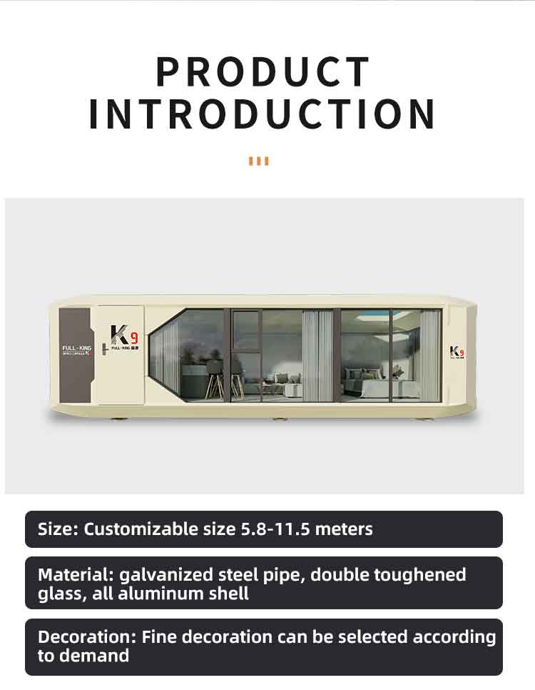 Modular Smart Tiny Capsule Space House with High Mobility and Smart Home System