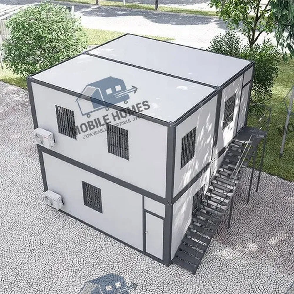 Wind Resistant Modular Stackable Container House for Emergency Command Centers