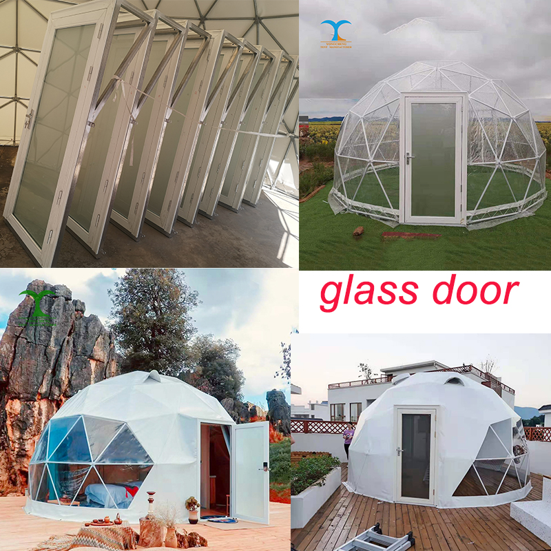 Luxury Hotel Camping Prefab House Tents Little House Waterproof Glamping Geodesic Dome House Outdoor Tents for Sale