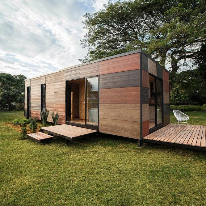 Factory Direct Supply Cheap 4 Bedroom Hurricane Proof Prefabricated Prefab Modular Container House for Villa