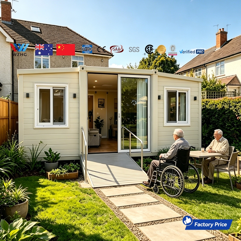Worldwide Senior Living Granny Flat Australia Europe America Off Grid Prefab Modular House