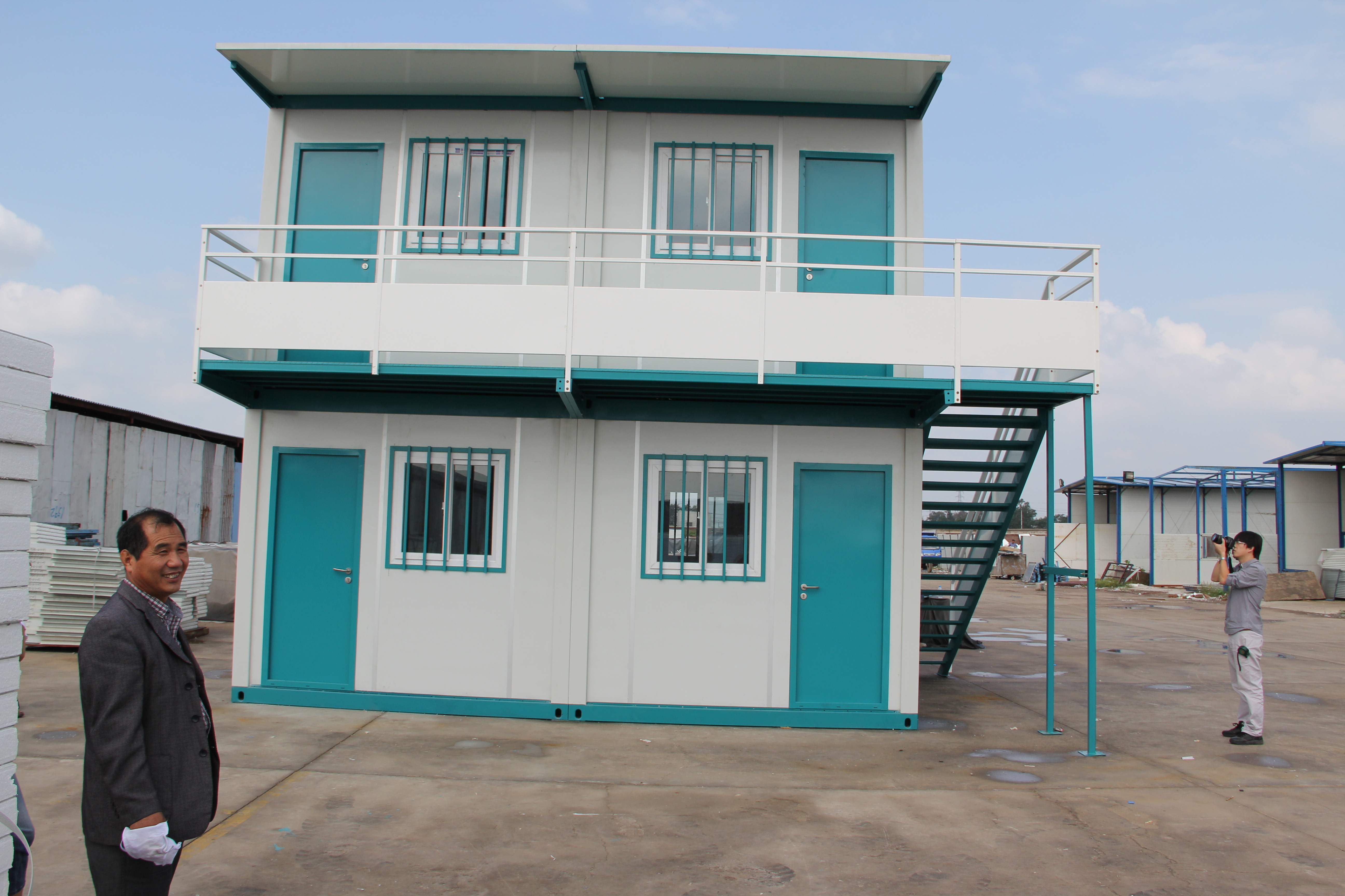 CDPH CE ISO9001 Certified Heavy-Duty Modular Flat Pack Container House for EPC Mining Camp and Turnkey Worker Dormitory